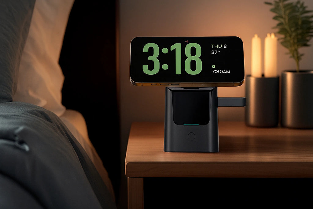 3-в-1 Безжична зарядна станция