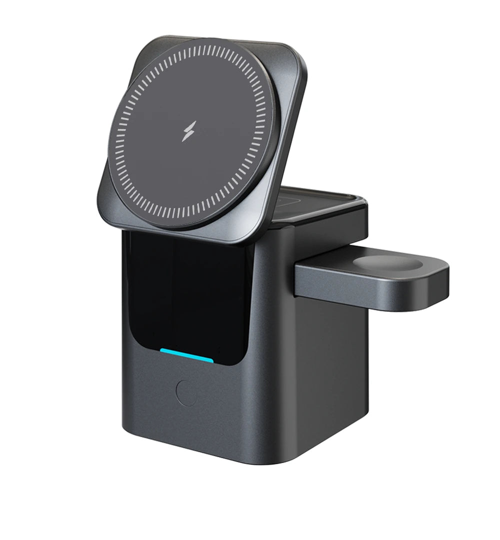 3-в-1 Безжична зарядна станция