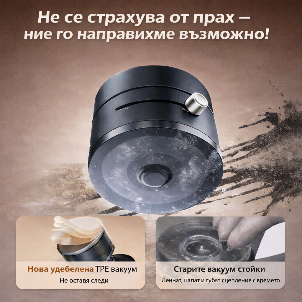 Стойка за телефон с вакуум и магнит